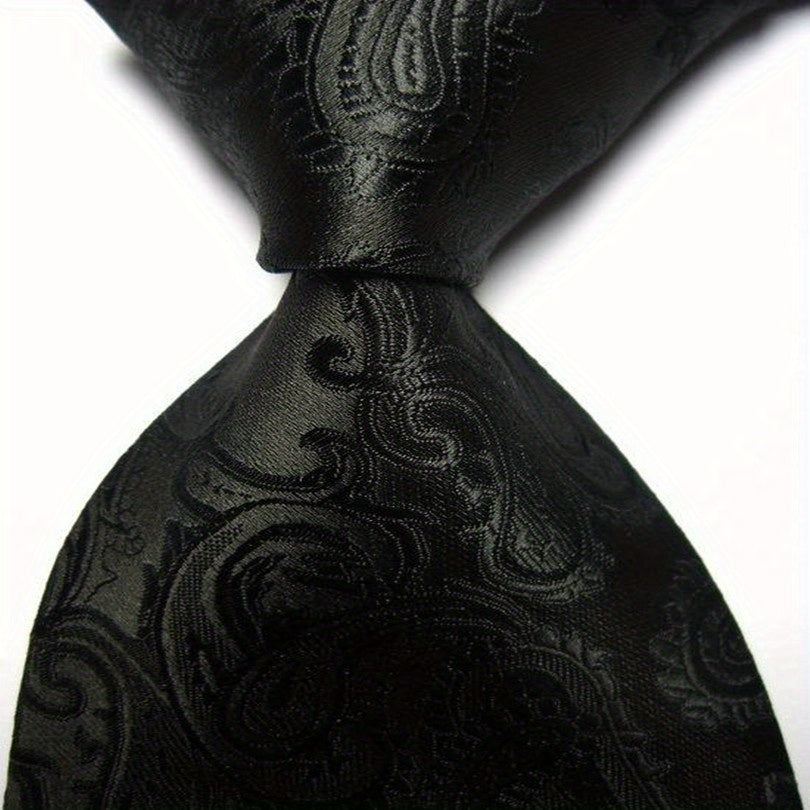 Men's Classic Neckties with Intricate Patterns for Formal and Gifting Occasions