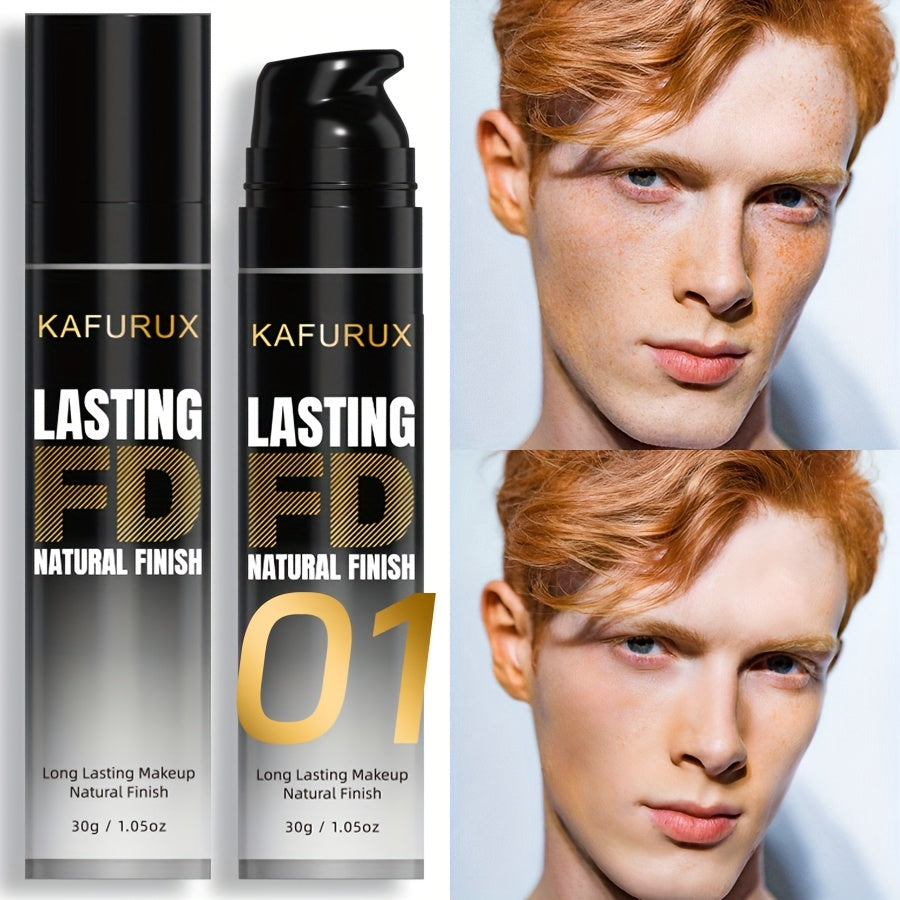 Men's Full Coverage Concealer Waterproof Liquid Foundation for All Skin Tones