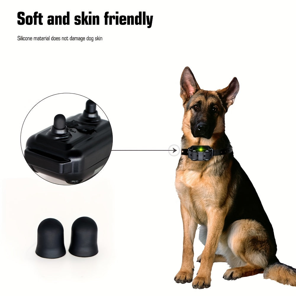 European Dog Training Collar with Dual Vibration and Anti-Bark Function