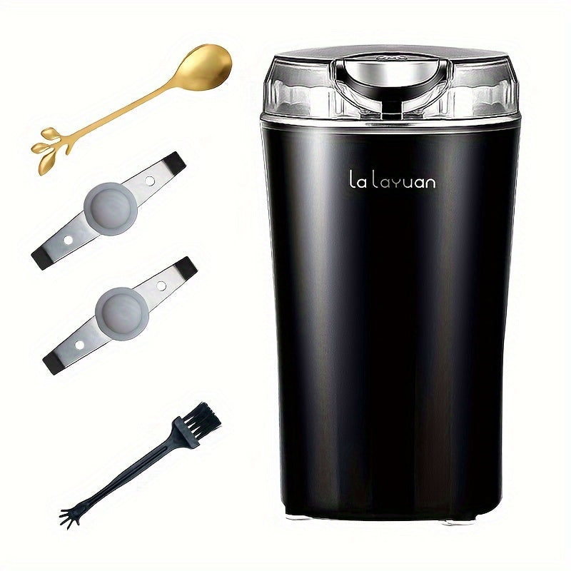 Molino de café eléctrico 200W de acero inoxidable, picadora de especias, nueces, granos y procesador de alimentos