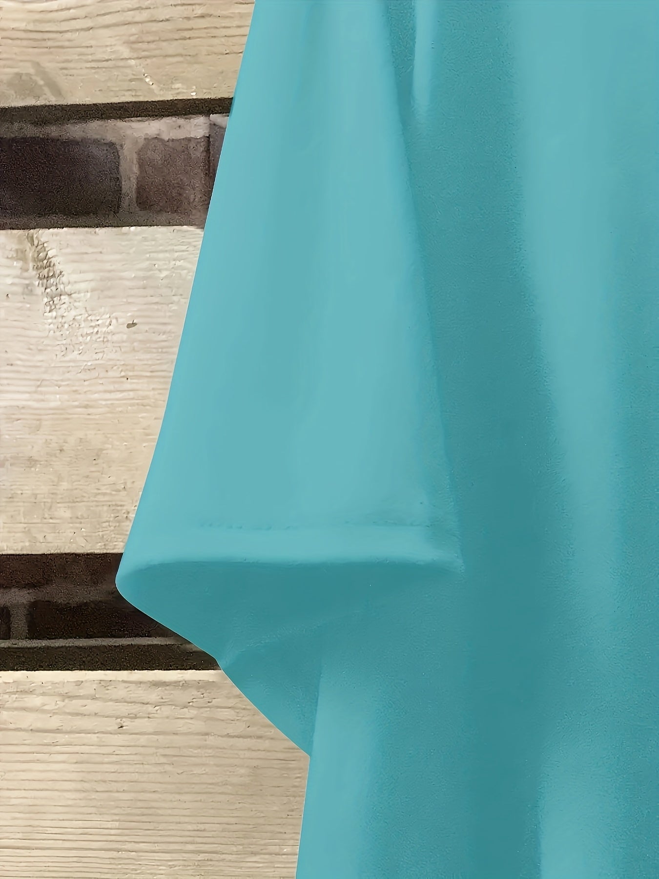 Women's Plus Size Loose Fit Short Sleeve Casual T-Shirts with Button and Asymmetrical Hem