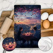 Coastal-Theme 2-Pack Polyester Dish Towels Ultra Soft High Absorbency 40x60 cm