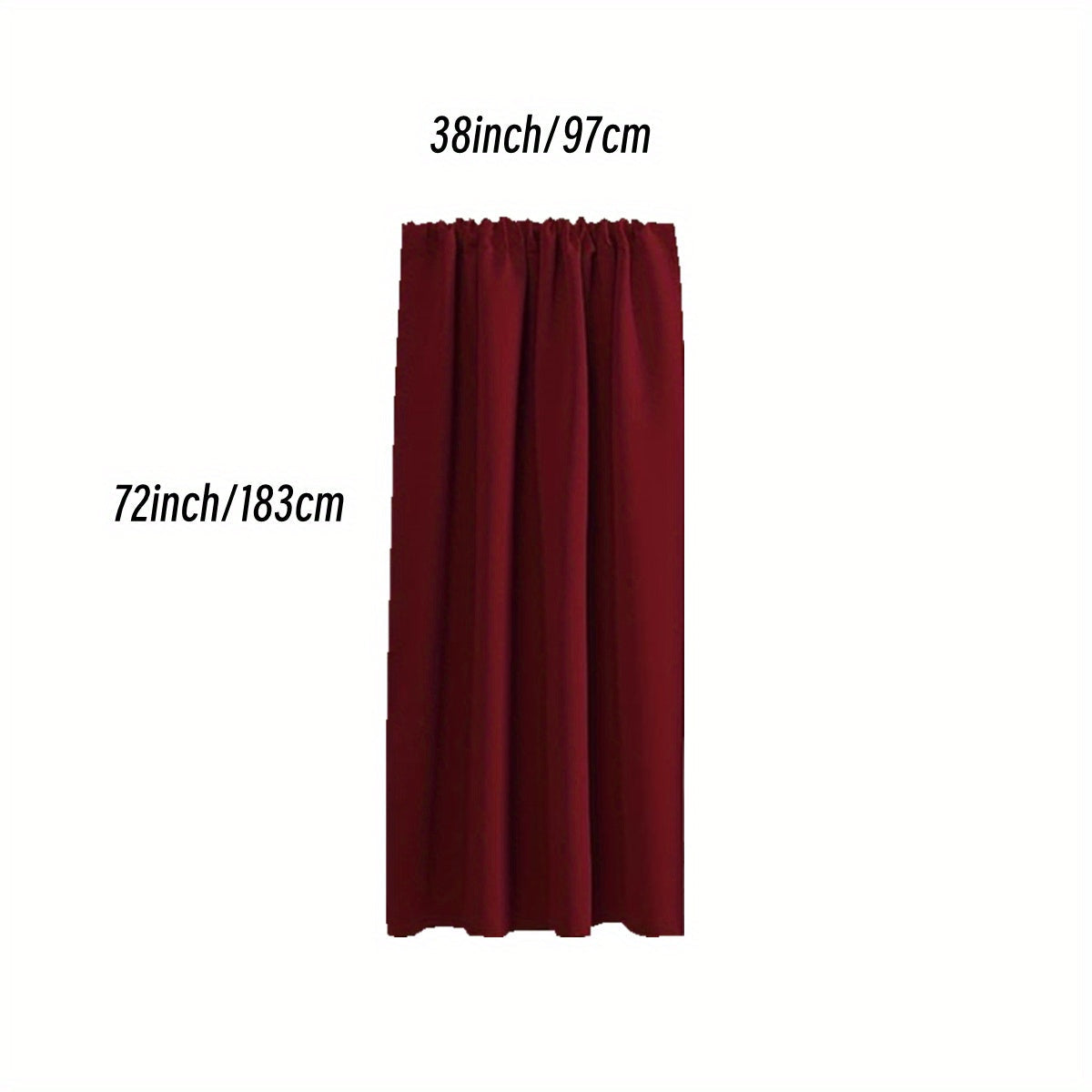 Insulated Blackout Curtains for Bedroom Room Darkening Noise Reduction 1PC