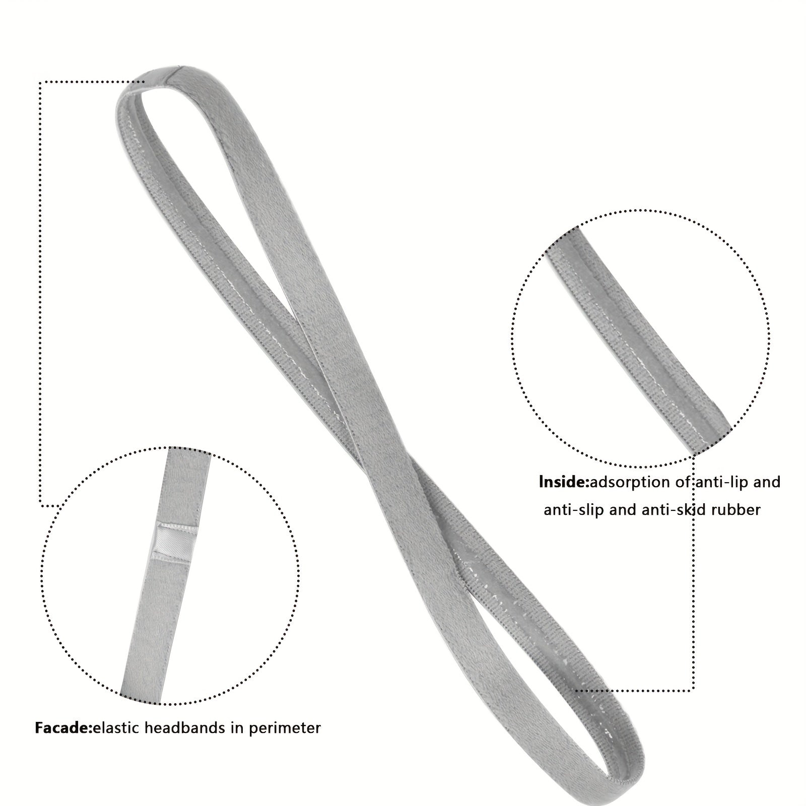 8 Erkaklar uchun ajraladigan sport boshbandlari futbol, futbolk, basketbol, yugurish, yoga uchun