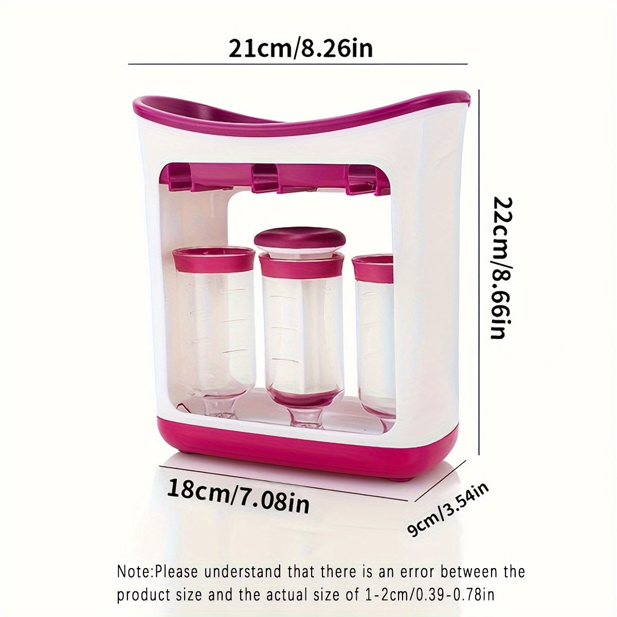 Экструдер для фруктового пюре в домашней кухне: легко готовьте дополнительную пищу вручную с помощью упаковок для хранения.