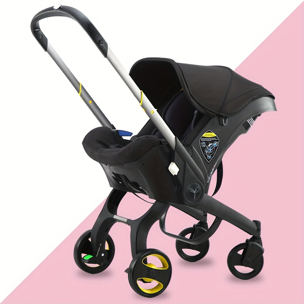 Lightweight Folding Baby Stroller for Mall and Outdoor Use with Multi-Functional Features