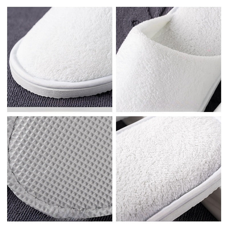 Unisex Non-Slip EVA Slippers for Hotel and Home Use All-Season Solid Color