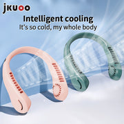 USB Hanging Neck Fan Portable Leafless Silent Electric Fan for Outdoor Use