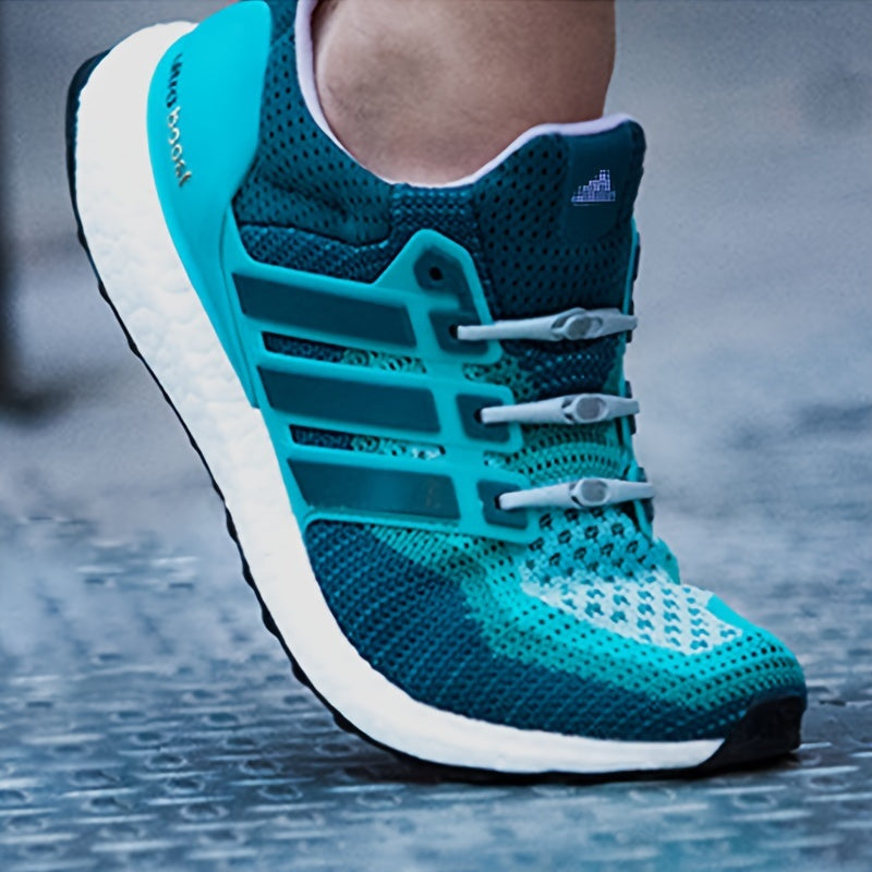 Kids Adults Colorful Silicone Elastic No-Tie Shoelaces for Sneakers