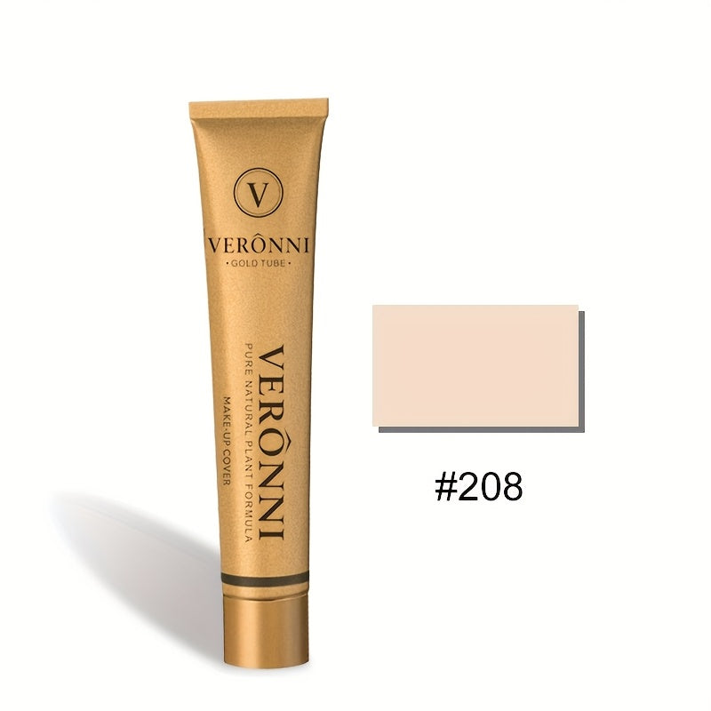 Uzun muddatli suyuq yashiruvchi krema, to'liq qamrov, akne va jarohatlarni yashirish uchun