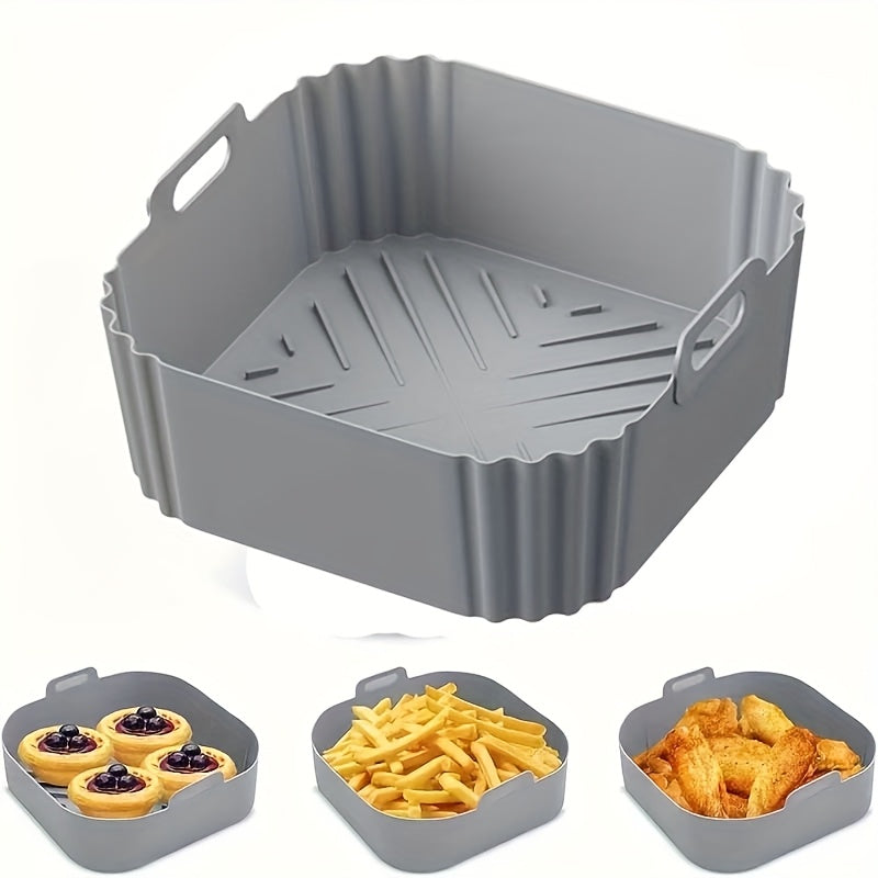 Silicone Havo Qovurish uchun 22.35cm Liner, 5.5-7 Qt Havo Qovurish uchun, issiqlikka chidamli, oson tozalanadigan qozon