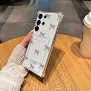 Transparent TPU Phone Case for Samsung Galaxy A54 A53 A52 A34 A14 A13 S21 S22 S23 S24 A15 A35 A55 A25 S25 A06 A16 A26 A36 A56 with Drop-Resistant and Card Slot