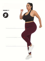 Plus Size Women Soft Sport Leggings Seamless Yoga Running Athletic