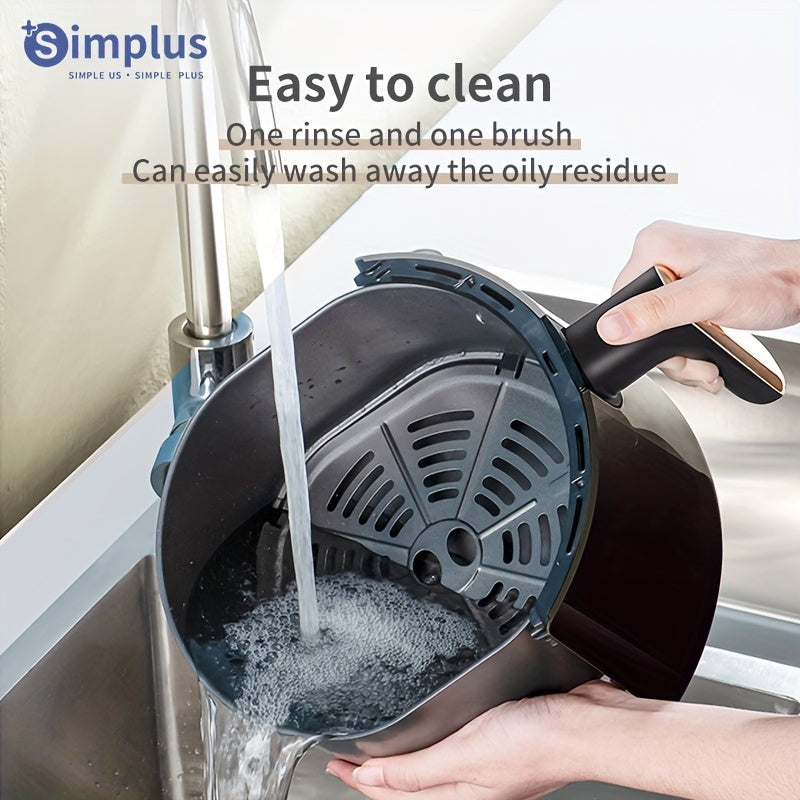 Simplus Mechanical Air Fryer 007 - 3.5L, 1350W, Tez Isitish, 360-daraja Havo Aylanishi, Quvvatni O'chirish Xotirasi, Yevropa Standartli Plug