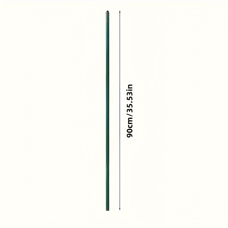 10 Green Plant Support Rattan Racks for Tomatoes Cucumbers Grapes Durable PE Material Set of 10