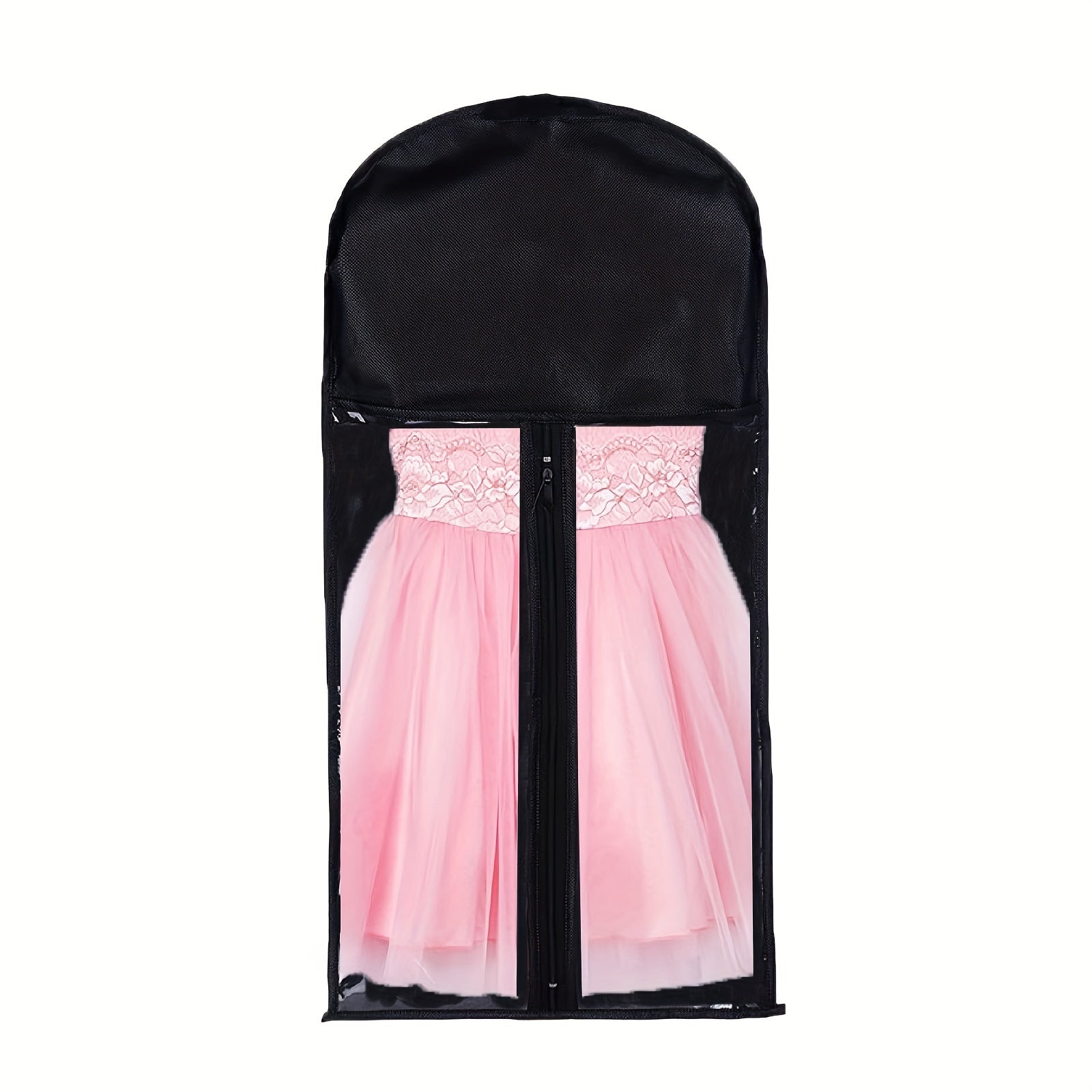 Set of 2 Kids Clothing Storage Bags Non-Woven Zipper Organizer for Wardrobe