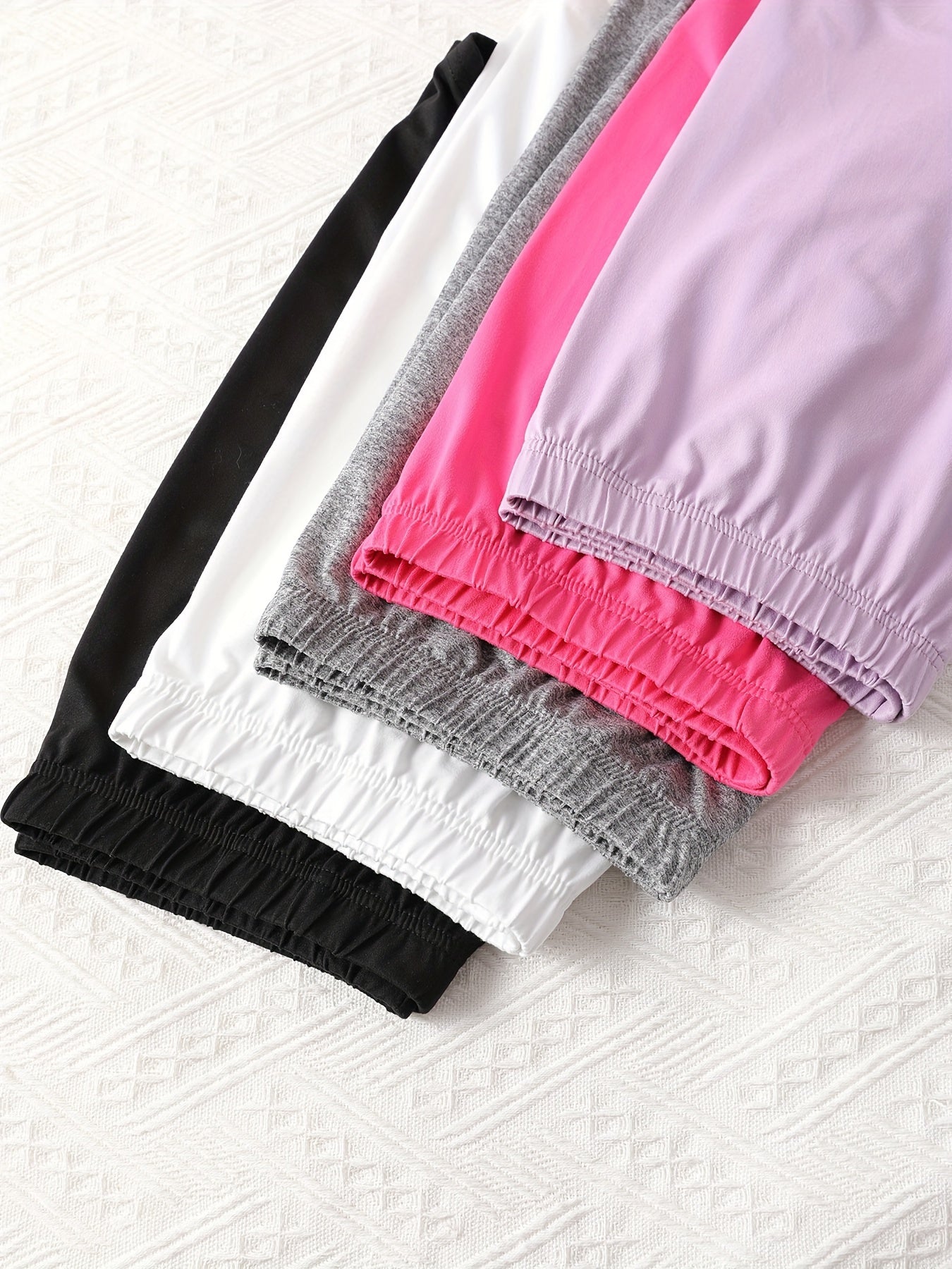 Women's Plus Size Lounge Shorts Elastic Waist Solid Casual Home Wear