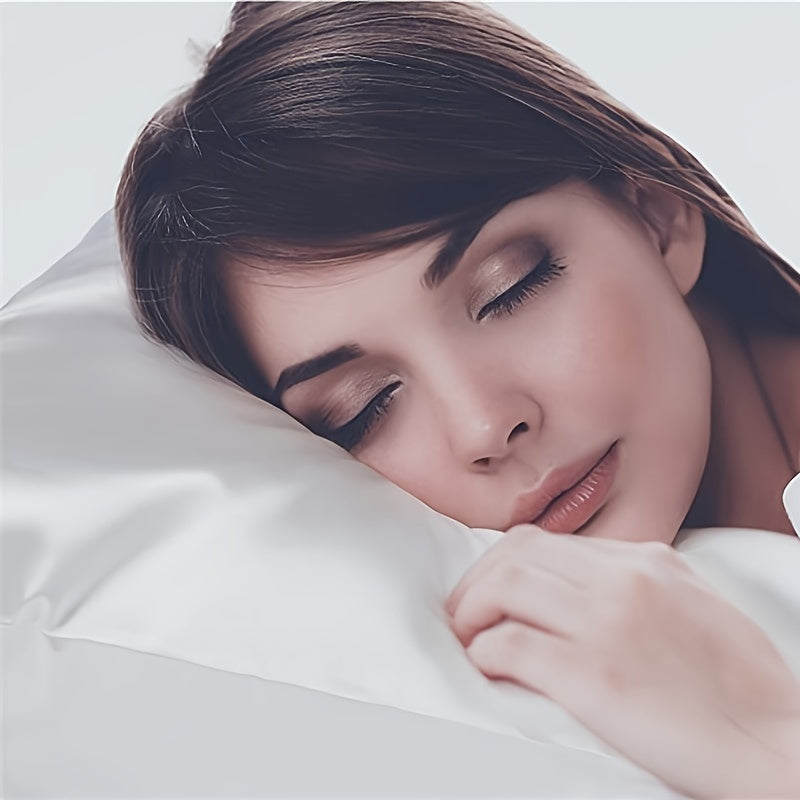 Set of Four Faux Silk Cushion Covers with Zipper