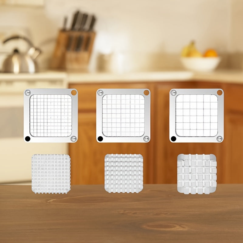 Aluminum Vegetable Chopper Manual Food Processor for Slicing Dicing Shredding