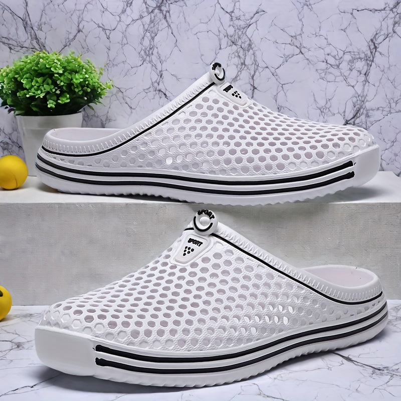 Women's Plastic Clogs with Unique Design for Casual Wear