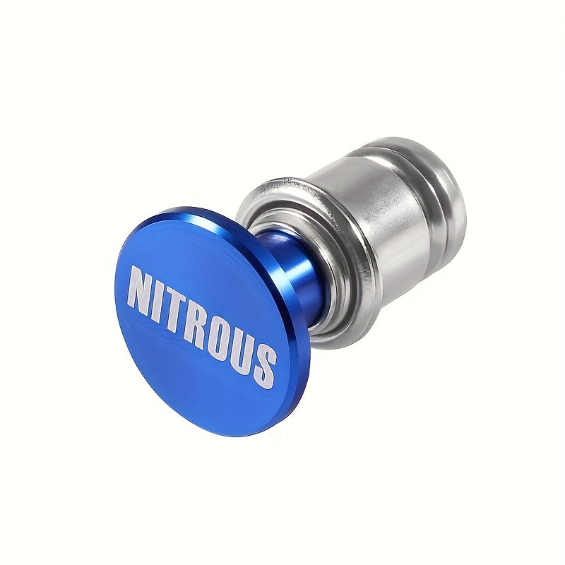 Черная анодированная алюминиевая кнопка для замены аксессуара для автомобильных ракетных огней