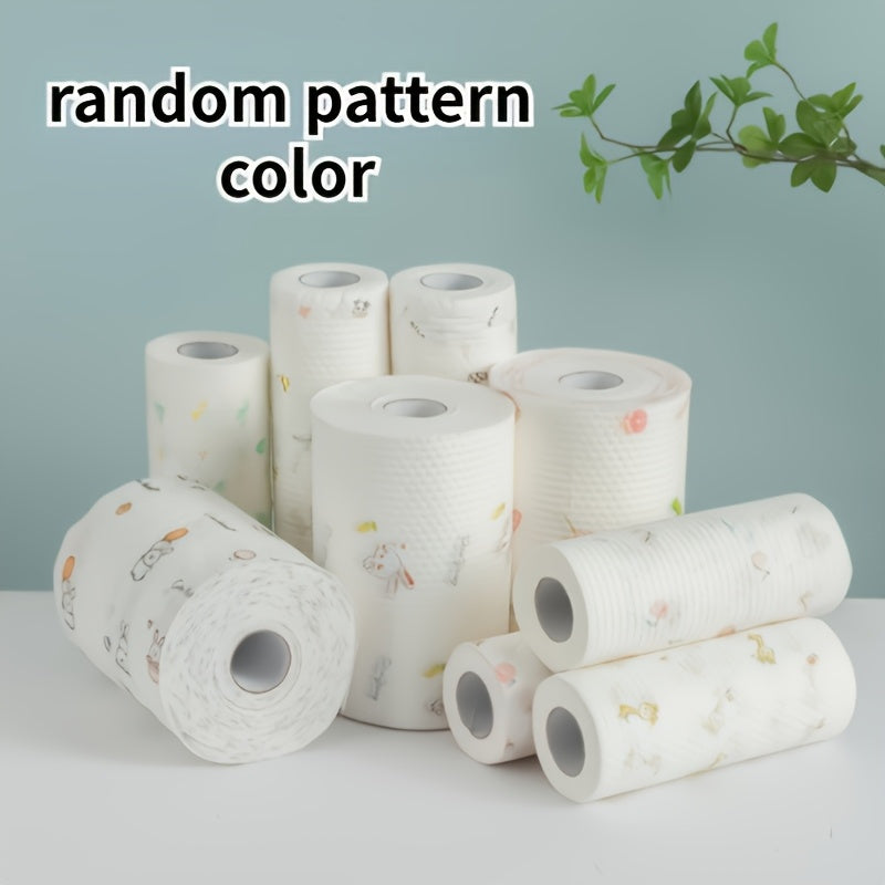 Super Absorbent Lazy Rag 1/2 Roll 100 Sheets Reusable Dish Cleaning Towels