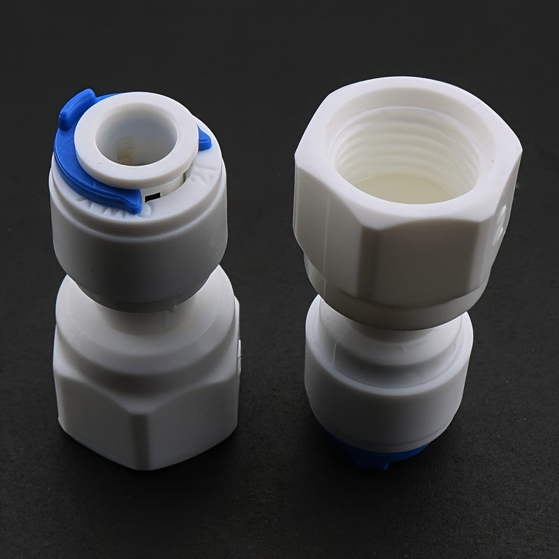 Set of 5 12.5mm Water Filter Quick Connect Tubing Connectors for RO Systems