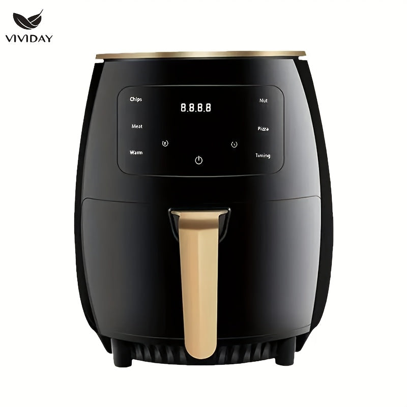 Kompakt havo fritüri 4.5L sig‘imi bilan pishirish pechasi, Yevropa standarti ro‘zg‘or uchun mo‘ljallangan