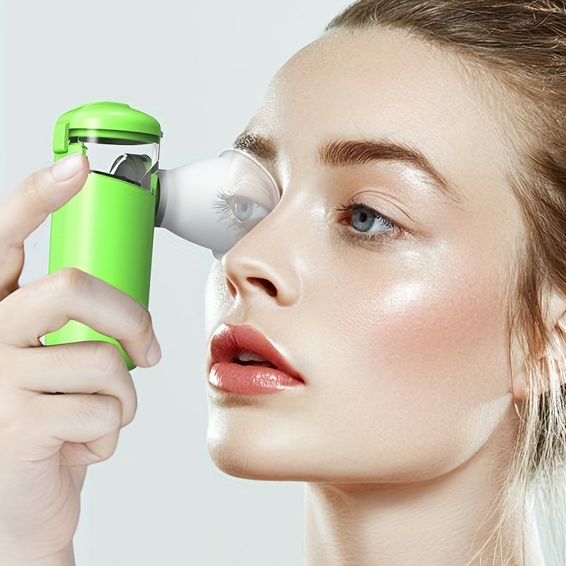 Mini USB orqali zaryadlanadigan namlantiruvchi ko'zni parvarish qilish qurilmasi, bitta tugma bilan boshqarish, qayta zaryadlanadigan litiy batareyasi. Uy va ofisda foydalanish uchun ideal.