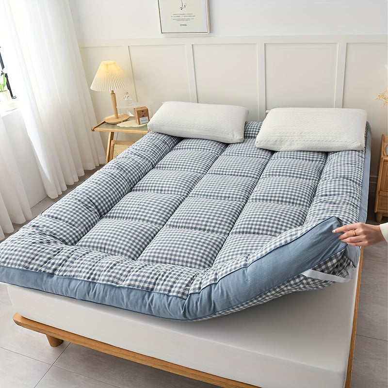 Japanese Lattice Foldable Mattress for Floor or Tatami All-Season Comfort