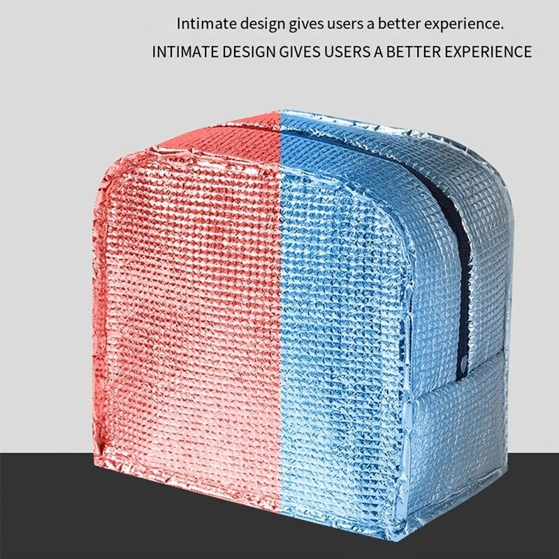Insulated Lunch Bag with Aluminum Foil, Portable Thickened Food Storage Bag
