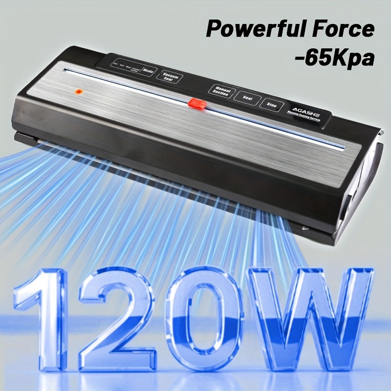 Vacuum Sealing Machine for dry wet food with touch buttons digital display