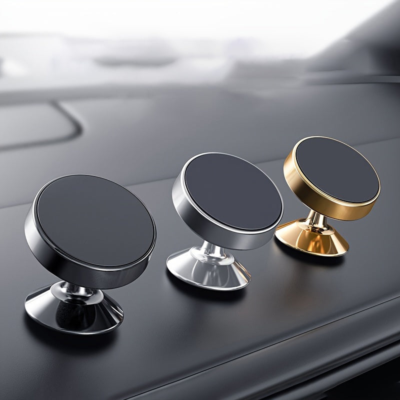 Universal Magnetic Car Phone Holder Mount for Smartphones, Adjustable, Compact