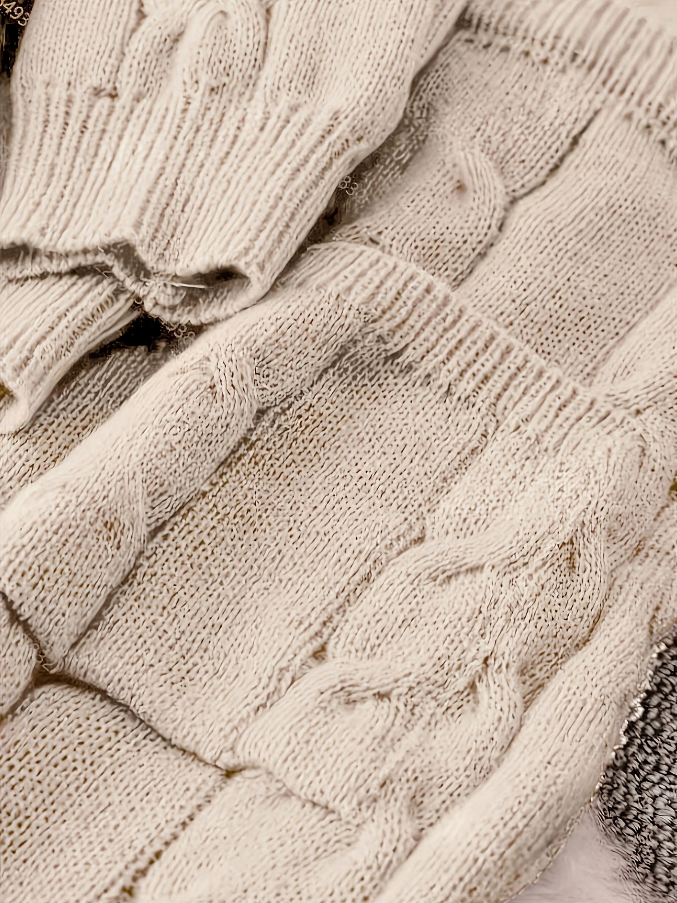 Women's Plus Size Sweater Set Pink Cotton Casual Wear