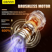 Портативный автомобильный пылесос с длительным временем работы и мощным всасыванием