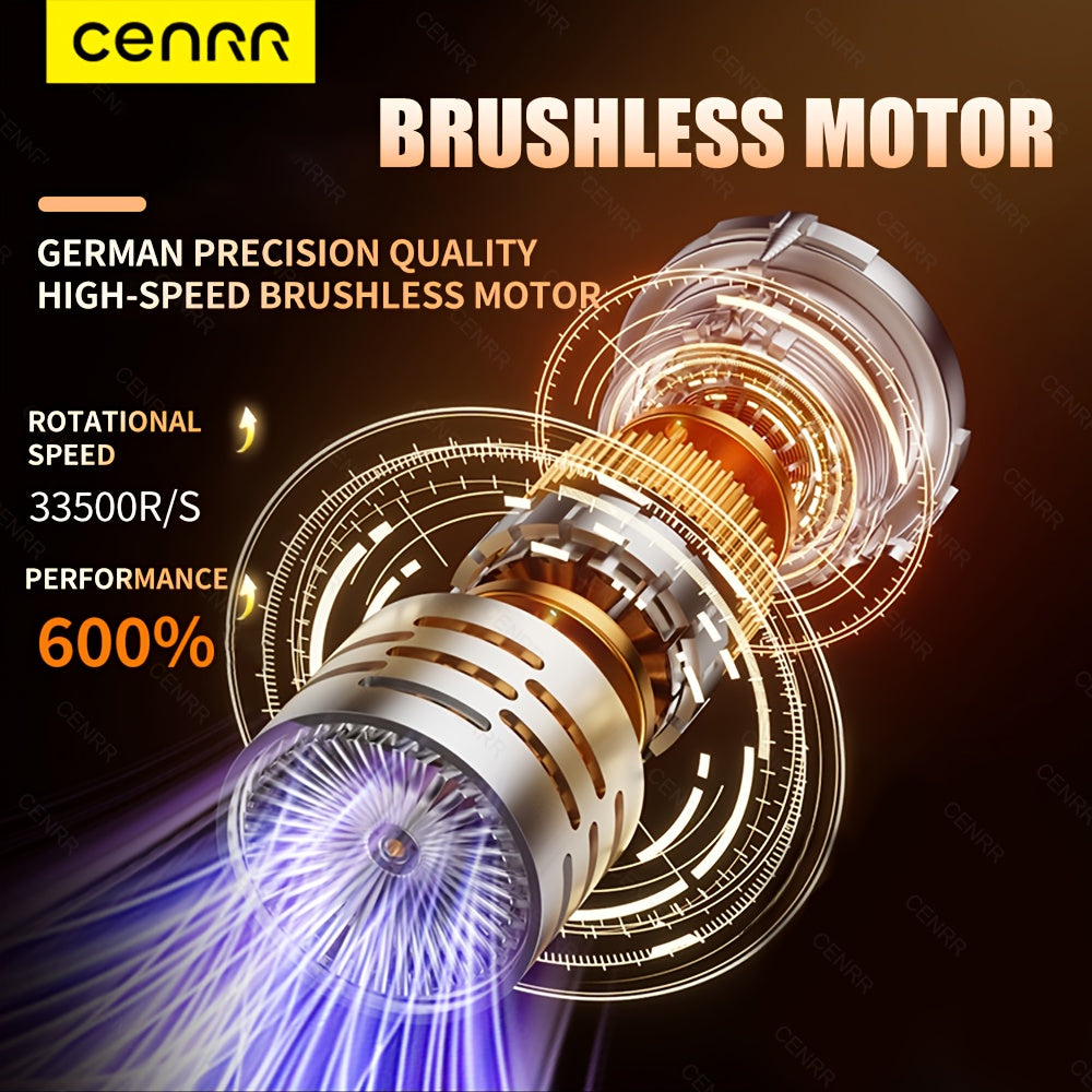 Портативный автомобильный пылесос с длительным временем работы и мощным всасыванием