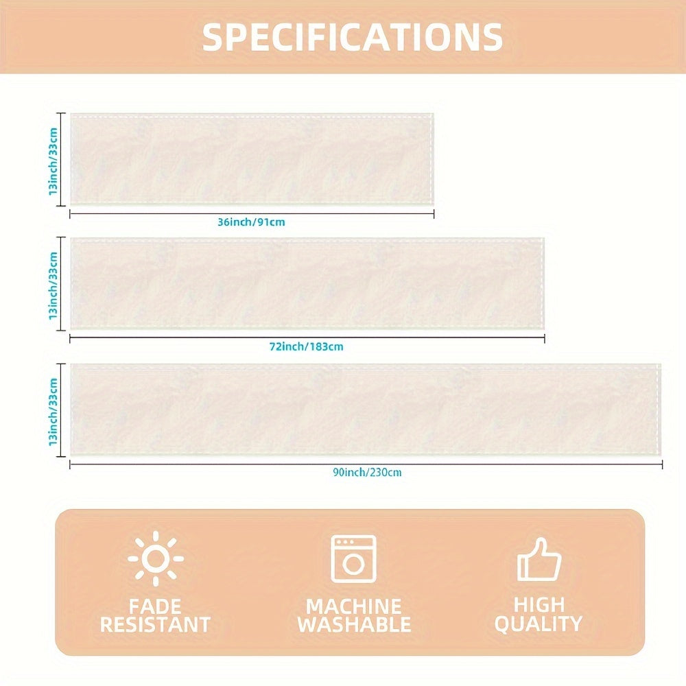 Camino de mesa con patrón de gallo y gallina estilo casa de campo para decoración de vacaciones y Pascua