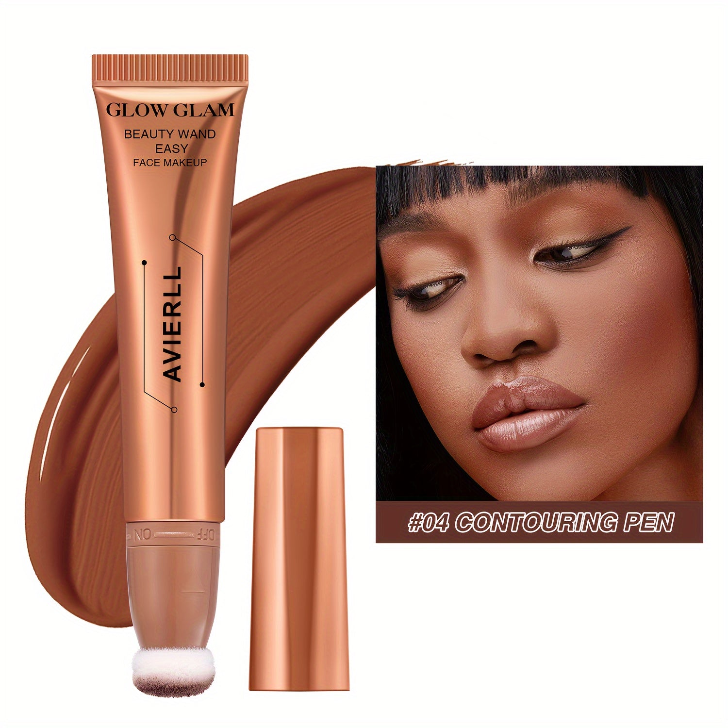 Многофункциональный жидкий контурирующий румяна-хайлайтер-консилер для лица и тела 0.63oz