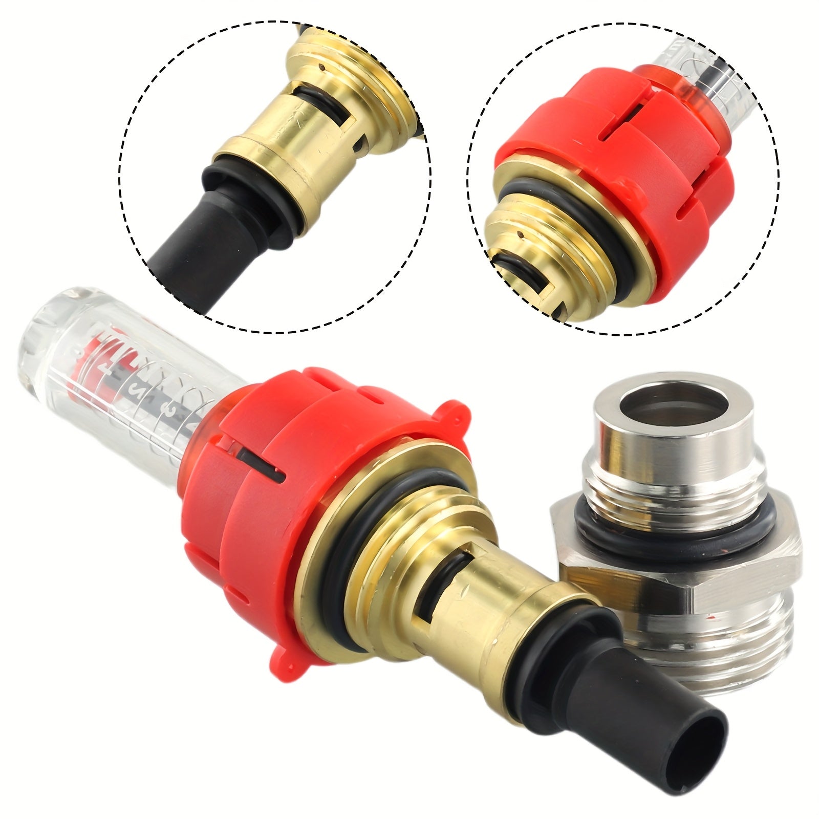 Brass Radiator Thermostatic Flow Control Valve for Underfloor Heating