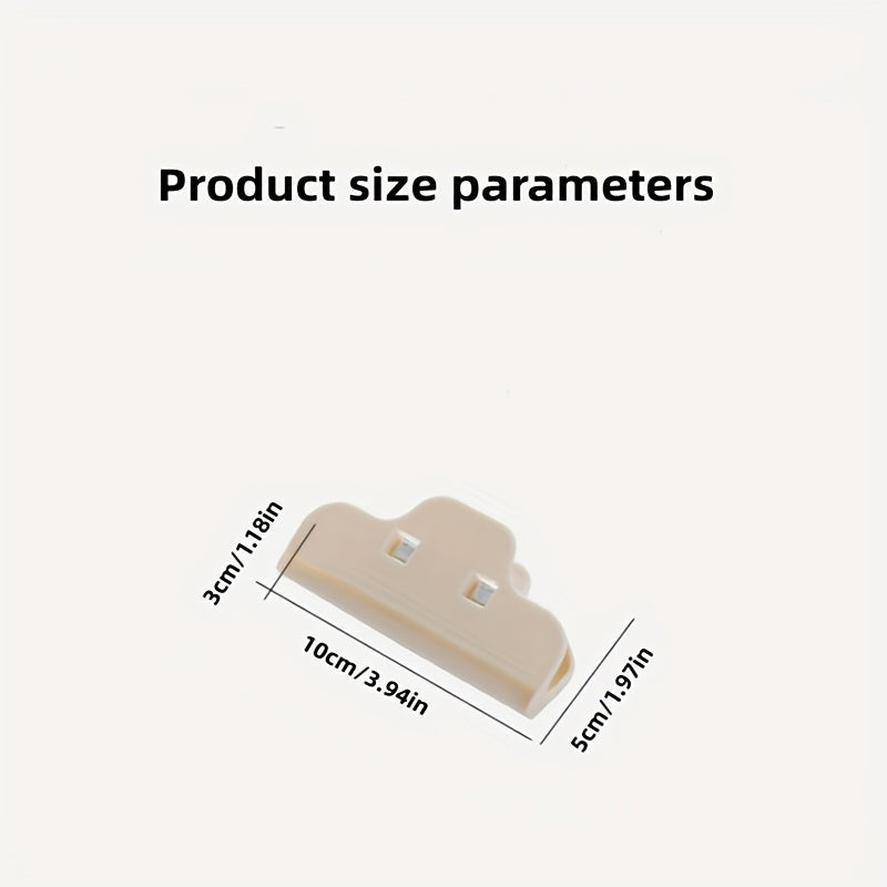 Set of 3 or 5 Plastic Food Sealing Clips for Snacks and Food Bags