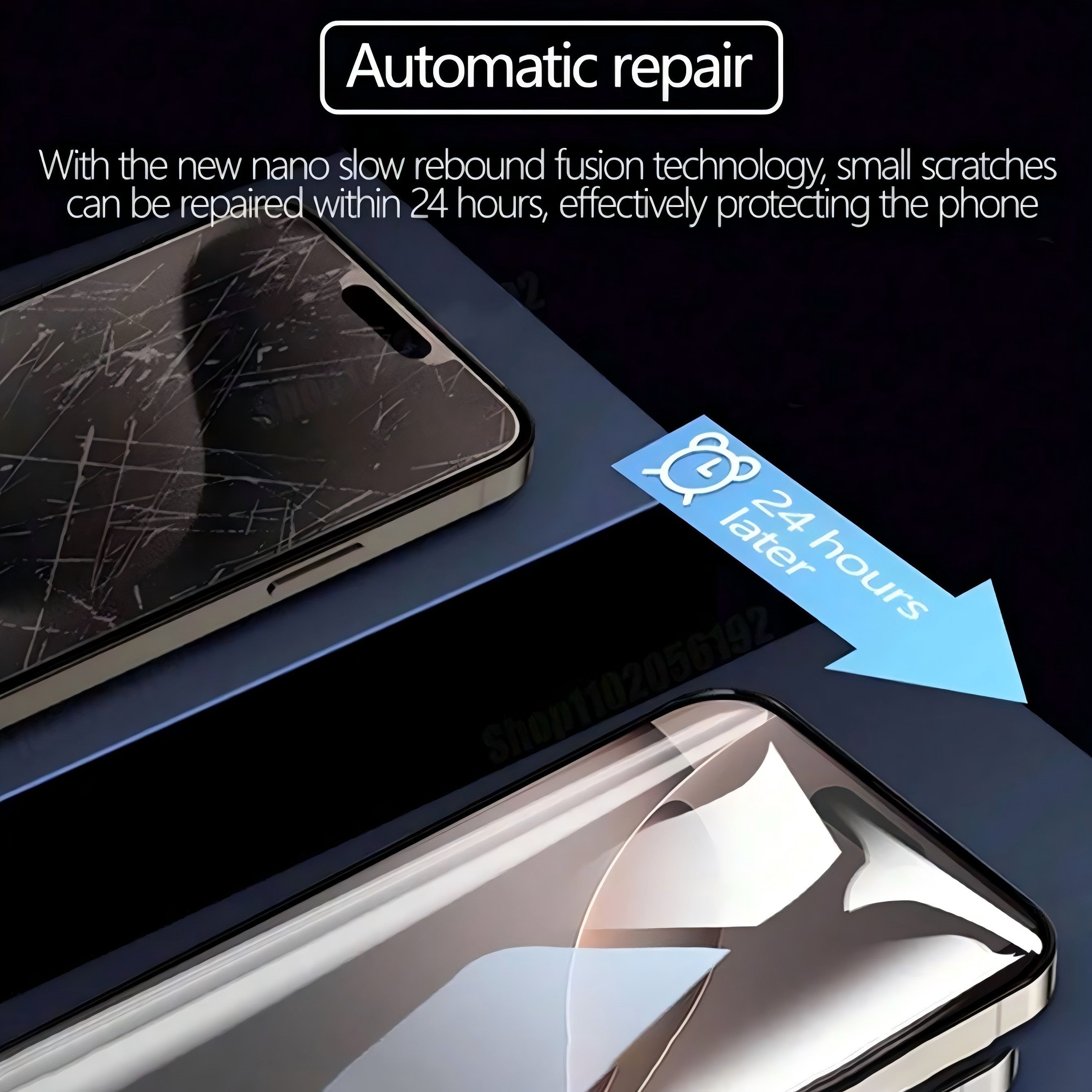 Water Gel Screen Protectors for iPhone X to 16 Pro Max HD Clarity Scratch Resistant Nano Coating