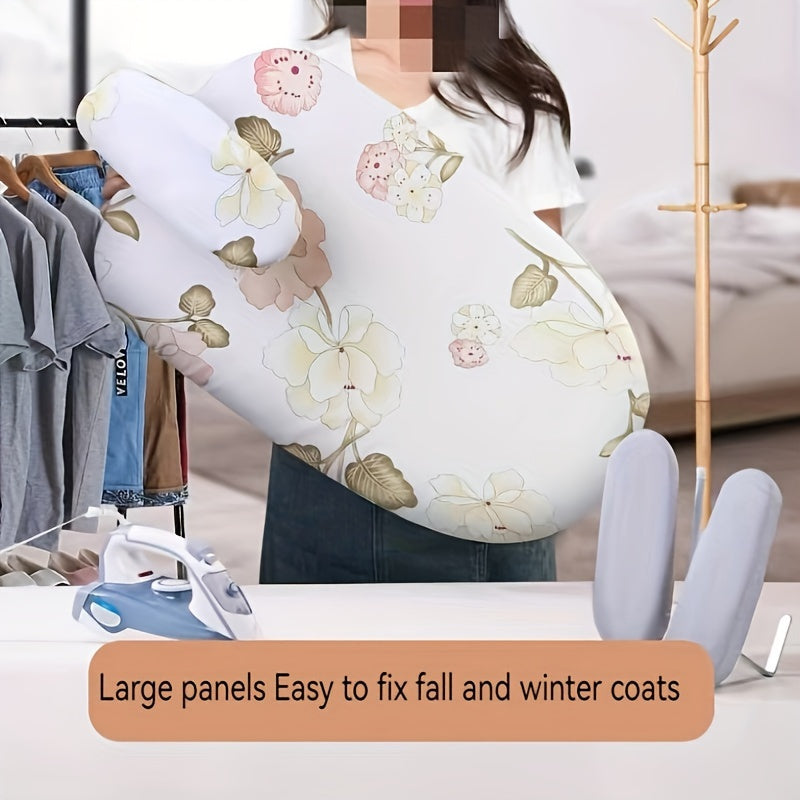 Компактная складная гладильная доска с нержавеющей стальной рамой и пластиковым покрытием, портативная гладильная доска для дома, дизайн, экономящий пространство