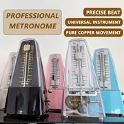 Pure Copper Mechanical Metronome for Instruments Guitar Piano Violin Erhu Gift