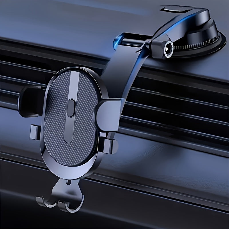 Soporte universal para teléfono de coche impermeable, de ABS, para tablero, rotación de 360°