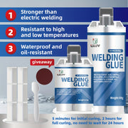 Waterproof Oil-Resistant High-Temperature Welding Glue for Metal Glass Plastic Wood 80g 30g Tubes