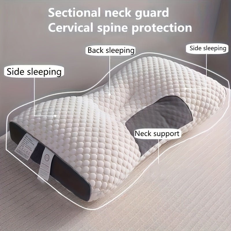 Knitted Neck Pillow for Sleep Comfort Moisture Absorption Breathable Soft Polyester