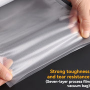 Oziq-ovqat uchun vakuumli muhrlash sumkalar, BPAsiz, tijorat darajasi, 2 ta rulon, turli o'lchamlarda