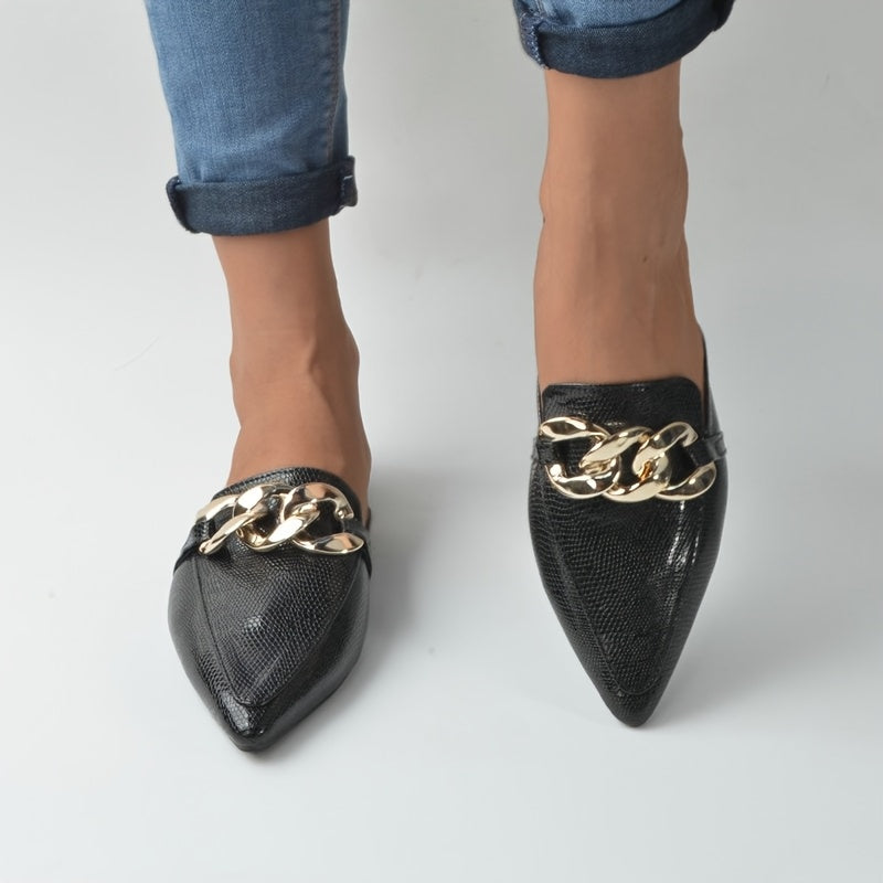 Women's Closed-Toe Mules Soft Flat Sole Lazy Summer Casual Footwear