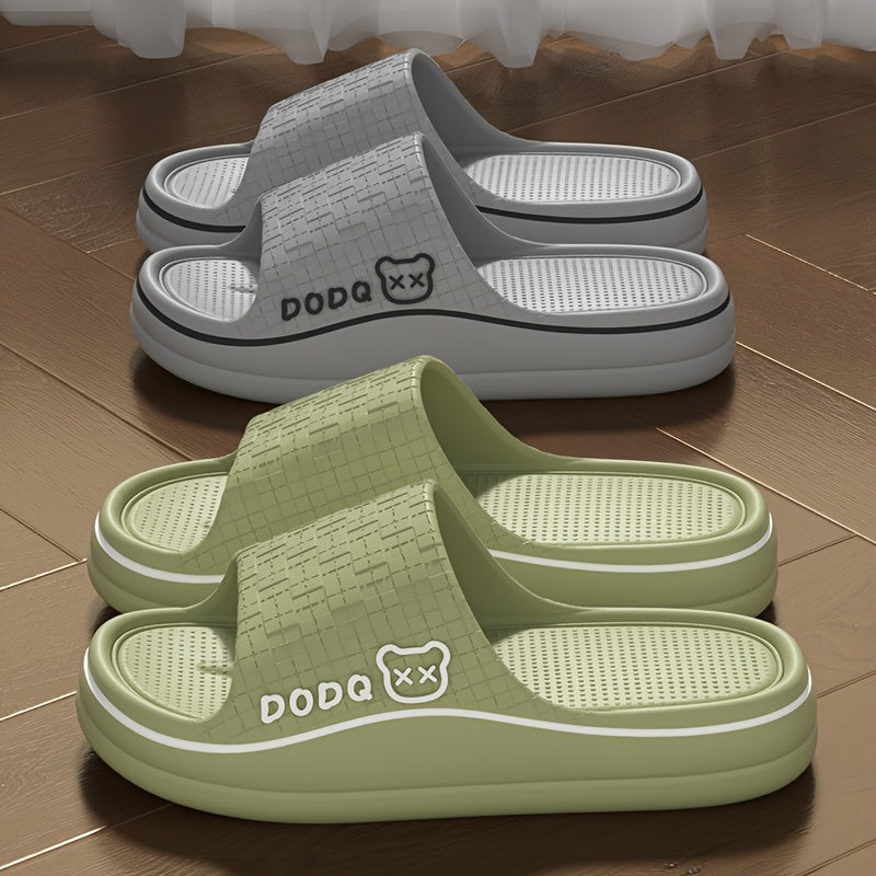 Женские EVA слайды - летние пляжные шлепанцы для бассейна и отдыха с принтом лапы