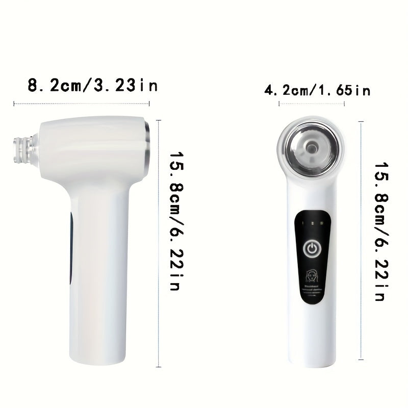 Portativ yuz bug'latgichi qora nuqtalar va po'latlarni tozalash uchun ergonomik dizayn va 36V batareya quvvati bilan, sezgir teri uchun xavfsiz va uyda teri parvarishi uchun qulay.